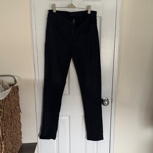 Calvin Klein Jeans Black Zip-Front Trousers